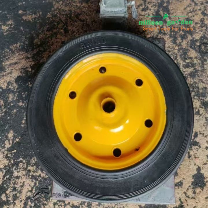 New Arrival 13 Inch Solid Rubber Dolly Cart Wheels Wheelbarrow Flat-Free Tire