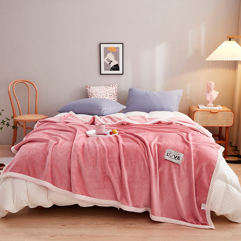 Wholesale Fleece Bed Blanket Oversize Super Soft Warm