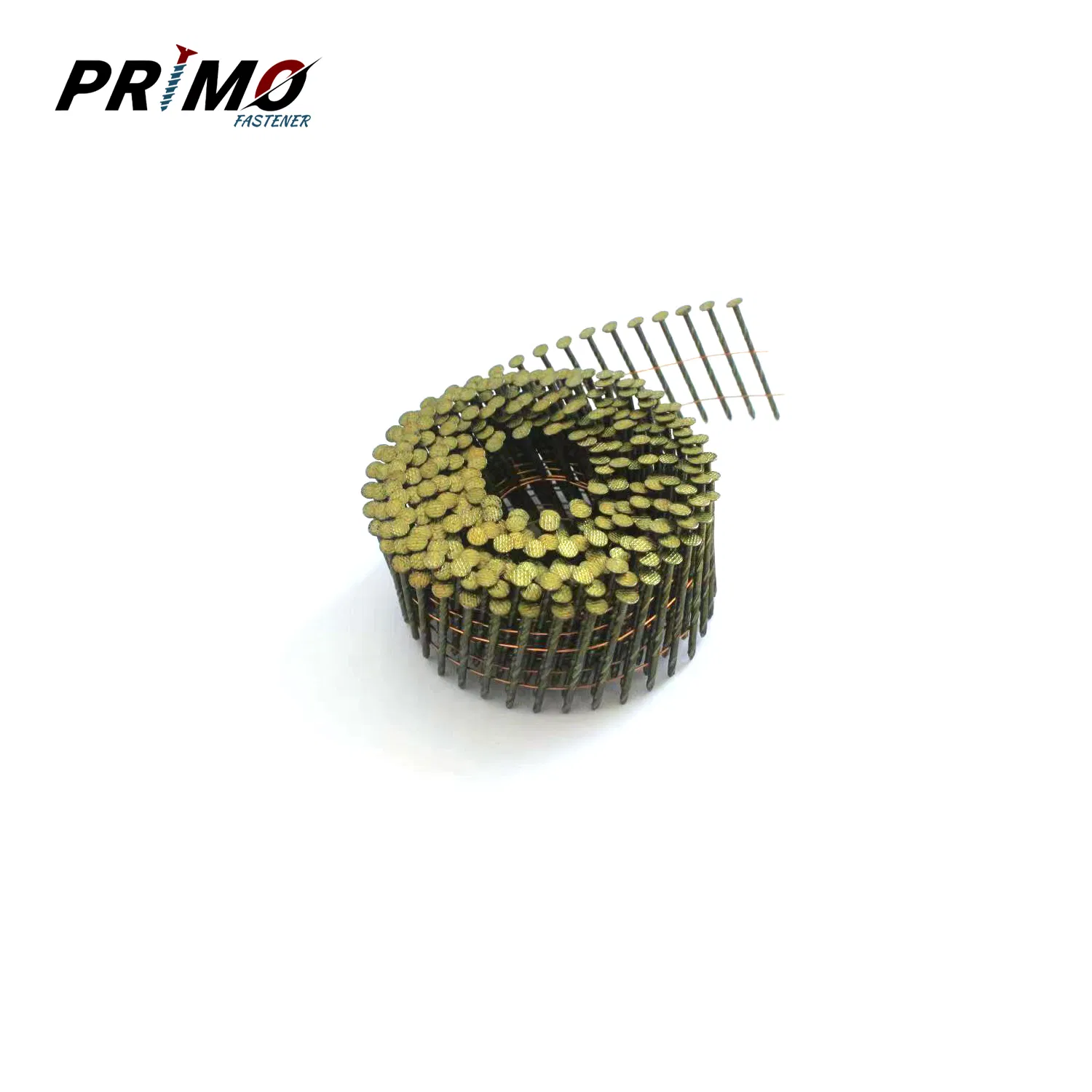 15 Degree Smooth Ring Spiral Shank Electro Galvanized Bright Hot Dipped Galvanized 0.099" 0.120" 0.131" 0.148" Collated Pallet Coil Nails Coil Framing Nails