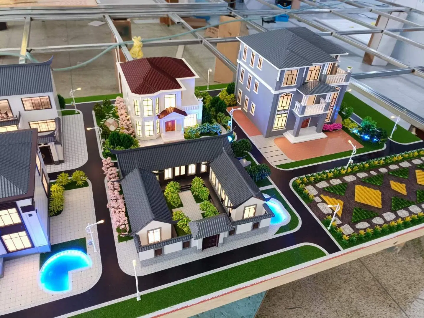 Indoor Architectural Planning Sand Table Model Making Scale 3D Model