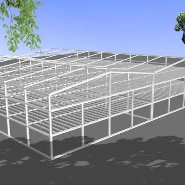 Low Cost Prefabricated Steel Structure Building for Chicken House Design