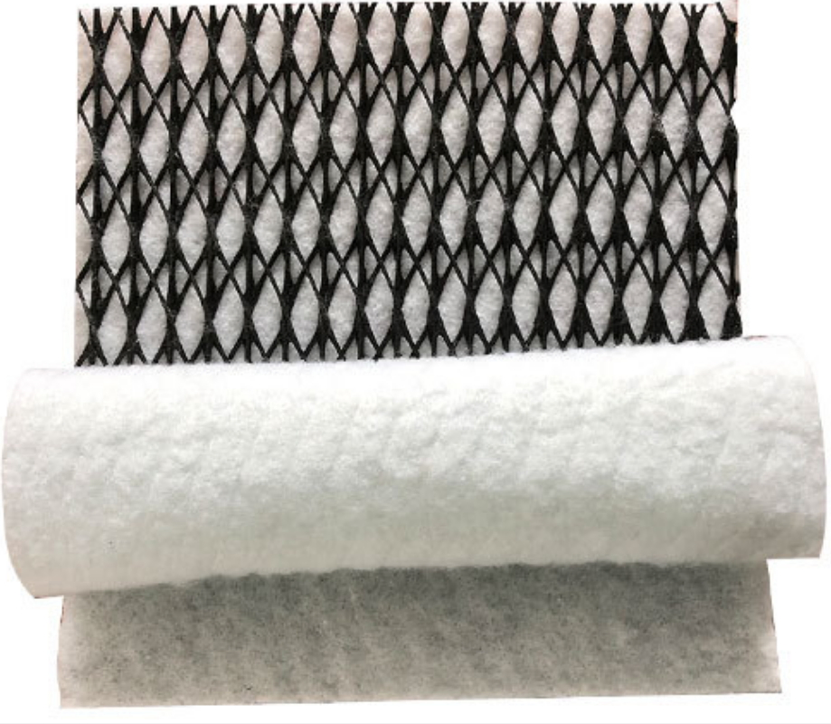 3D Composite Drainage Geonet with Short Fiber Geotextile