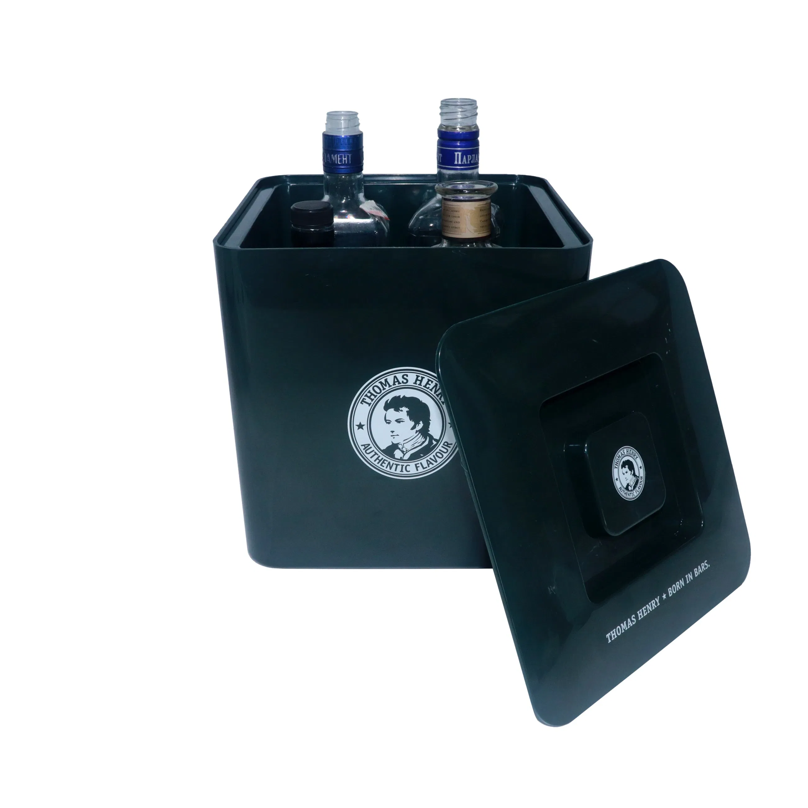 One-Stop Service Durable Smooth Surface Food Safe Plastic Ice Bucket for Les Brasseurs Du Nord Carling Black Label Collective Arts