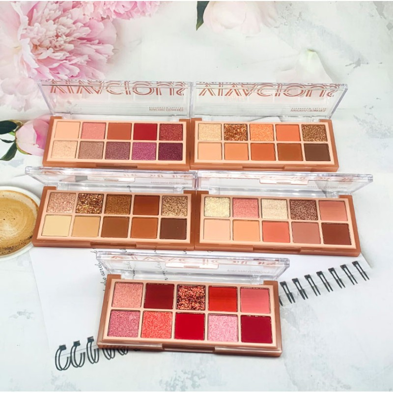 Cosmetics High Intensity Lasting Durable Color Ten Color Eye Shadow
