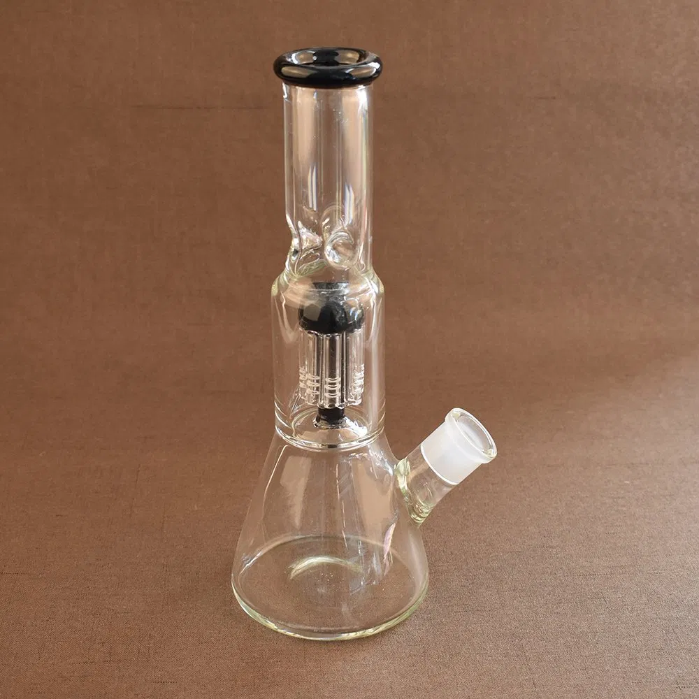 Handmade Black Colors Studenglass Tall Water Pipe Shisha