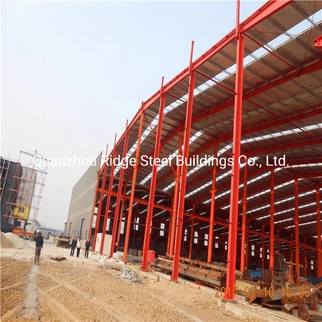 Prefabricated Light Steel Construction Structure Metal Warehouse Garage Carport