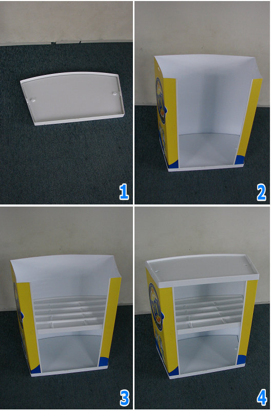 Portable High Quality Product ABS Exhibition Promotion Display Trade Show Table Counter