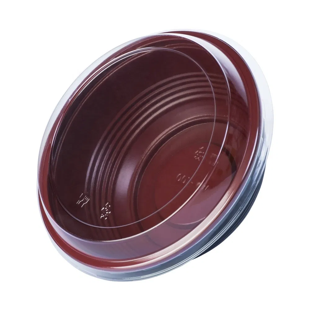 Disposable Plastic Salad Bowl Microwave Safe Food Takeaway Container for Restaurant Supply
