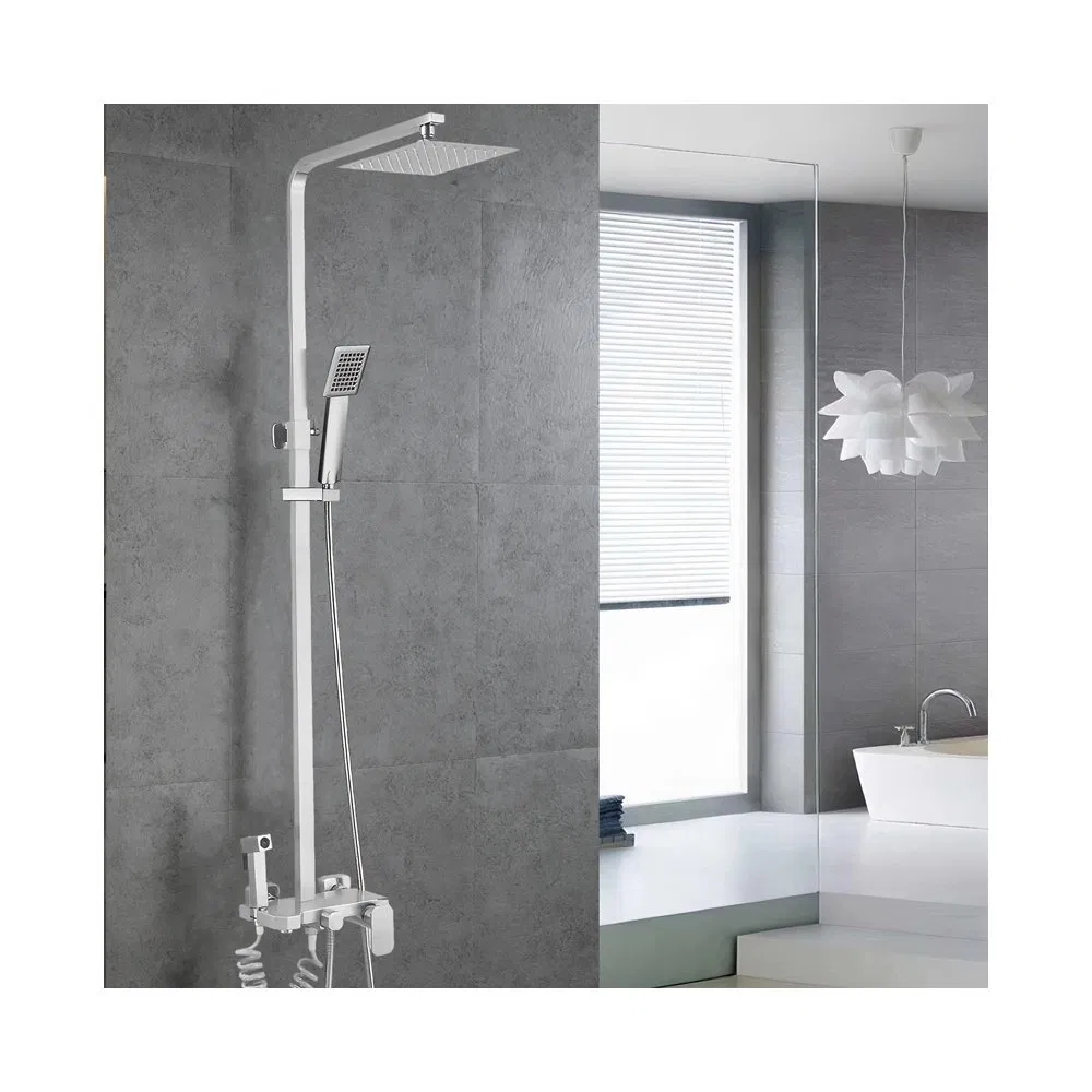 Modern Bathroom Shower Faucet Mixer Tap for Stylish Interiors