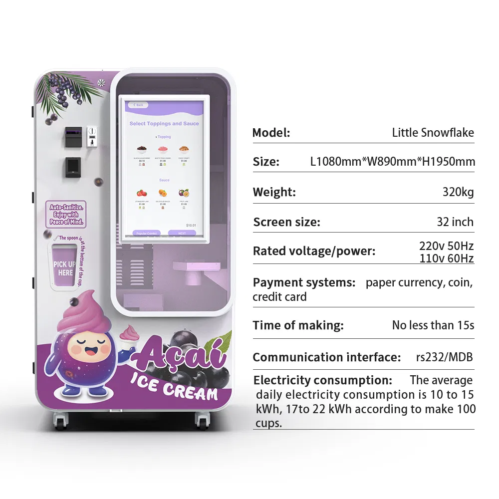 Modular Expandable Ice Cream Vending Machine for Growing Business