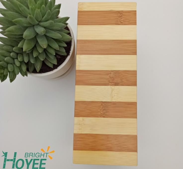 Colourful Rectangle Bamboo Tissue Box