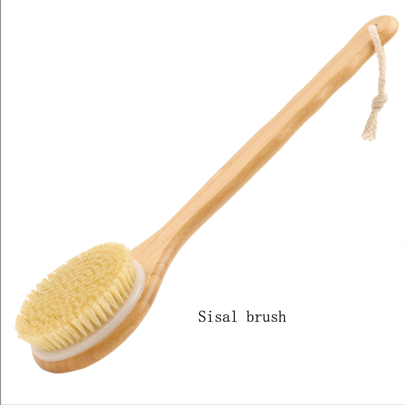 Bamboo Wood Bath Body Washing Brush