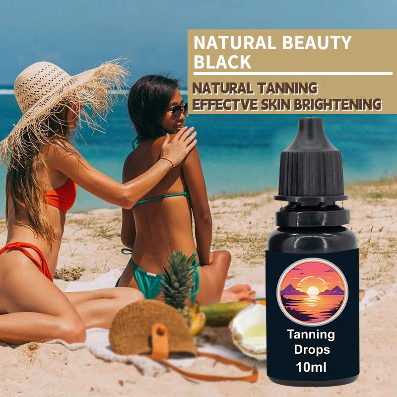Private Label Bronzing Oral Drops for Deep Skin Tones: Skin-Nourishing & Moisturizing