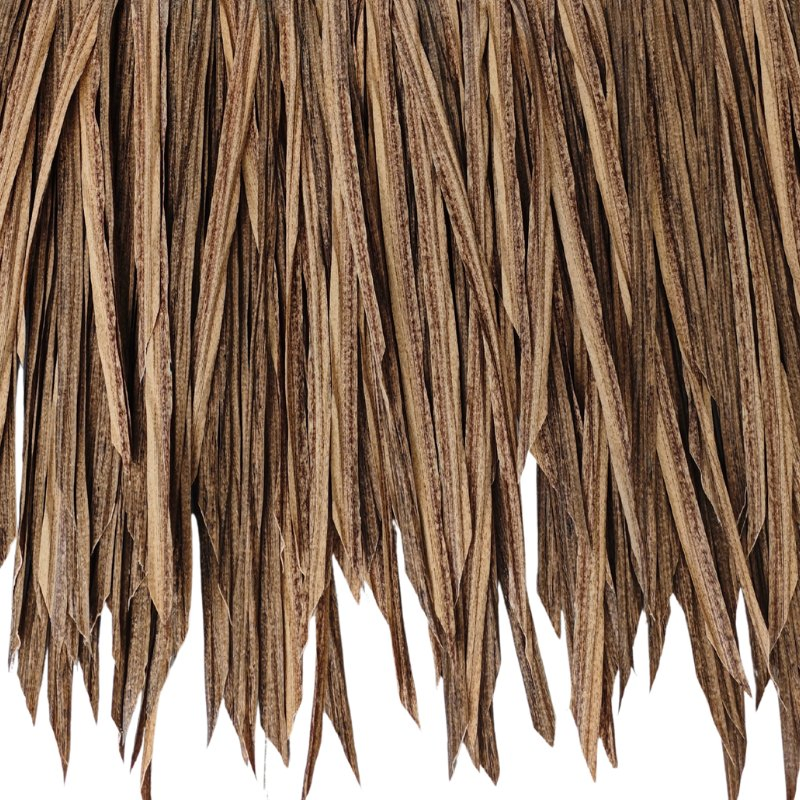 Fire Resistant Synthetic Thatch Roof Natural Look Artificial Straw for Beach Villas