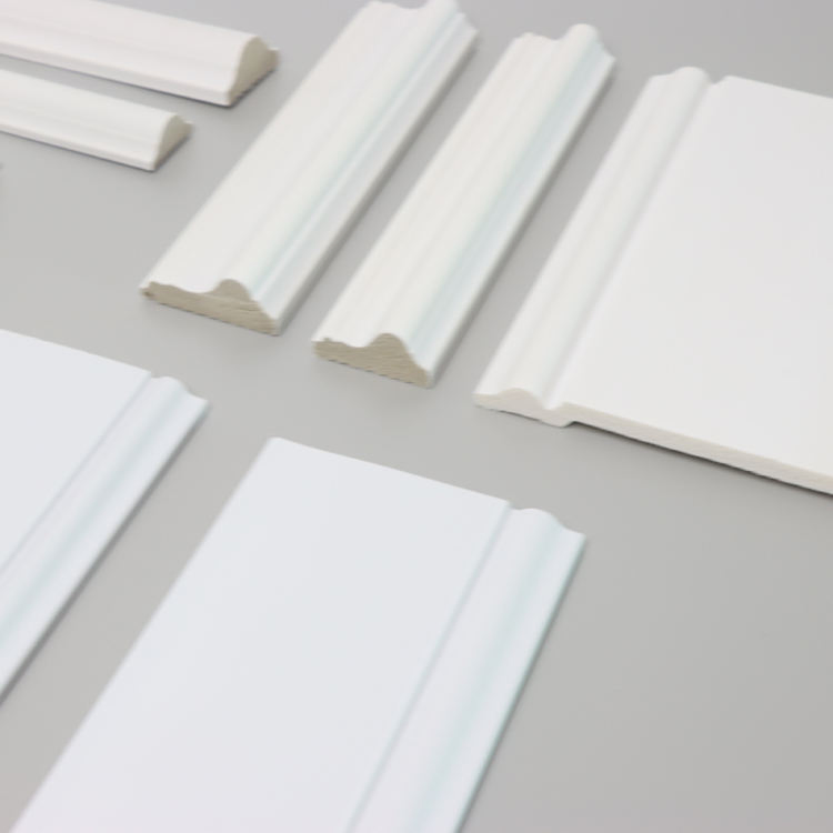 Wall Panel Waist Line Molding Trim Timber Thick Stair Skirting Boards with LED Light