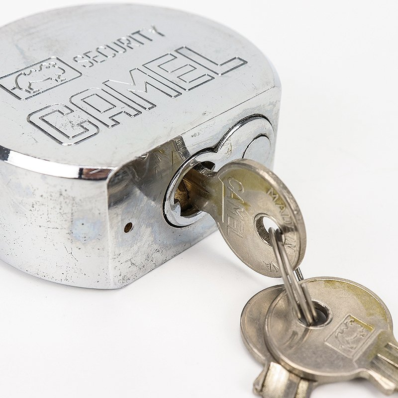 Custom Sample Available High Safety Pad Locks Anti-Theft Stainless Steel Round Disc Padlocks