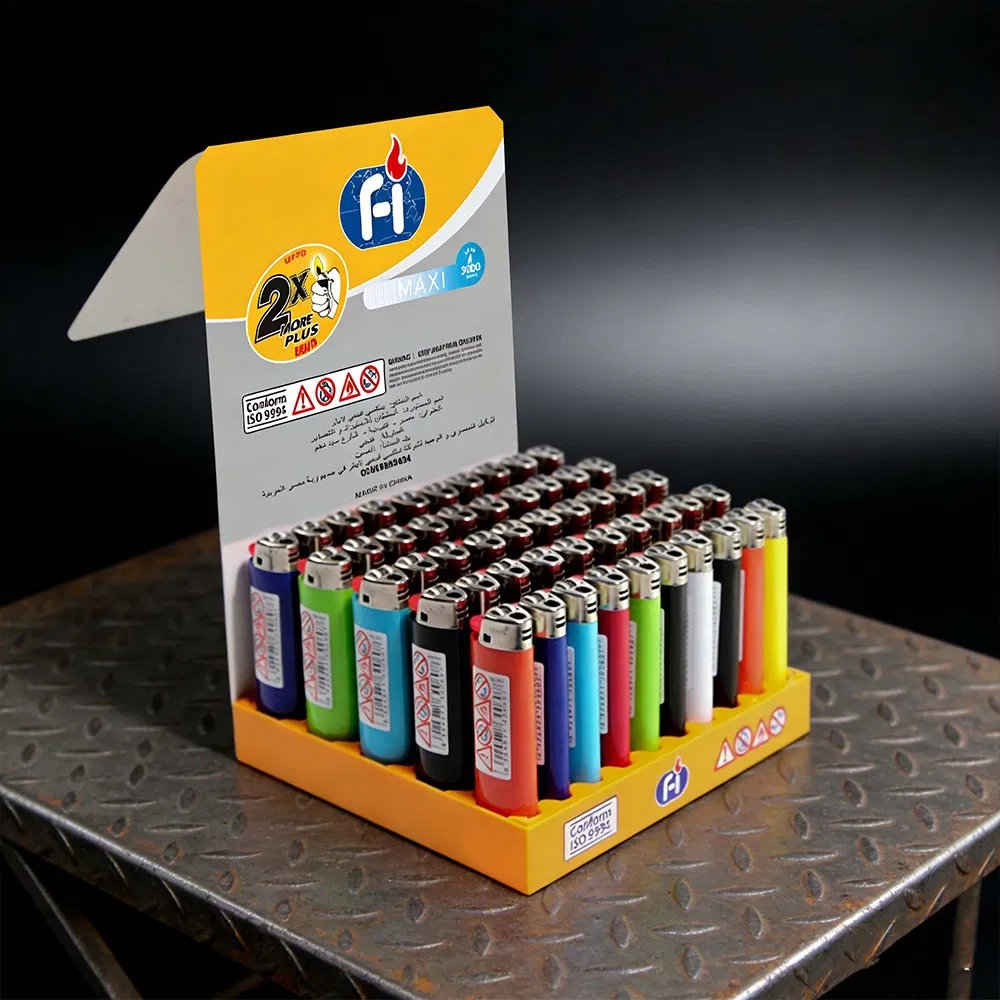 Fast Turnover 3-Pack Retail Blister Packaging Checkout Lighter