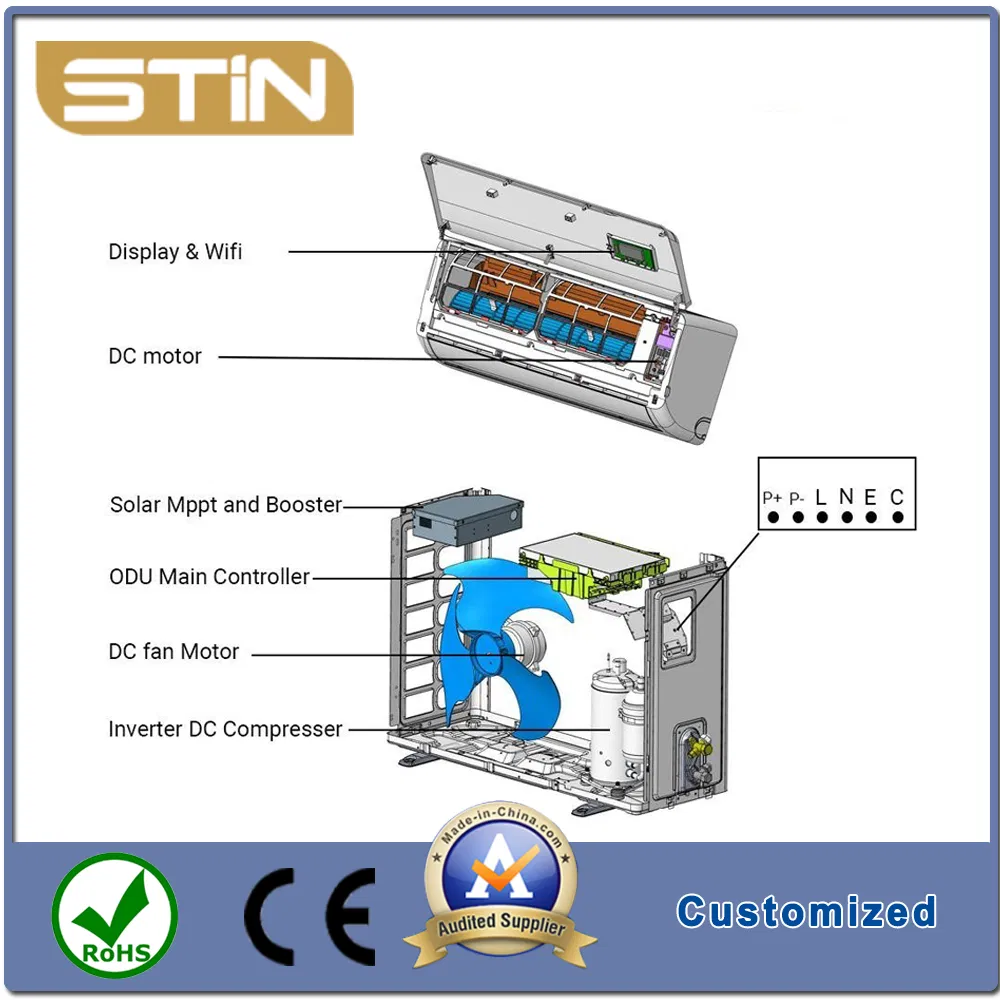 OEM/ODM Solar Powered Air Conditioner for Home