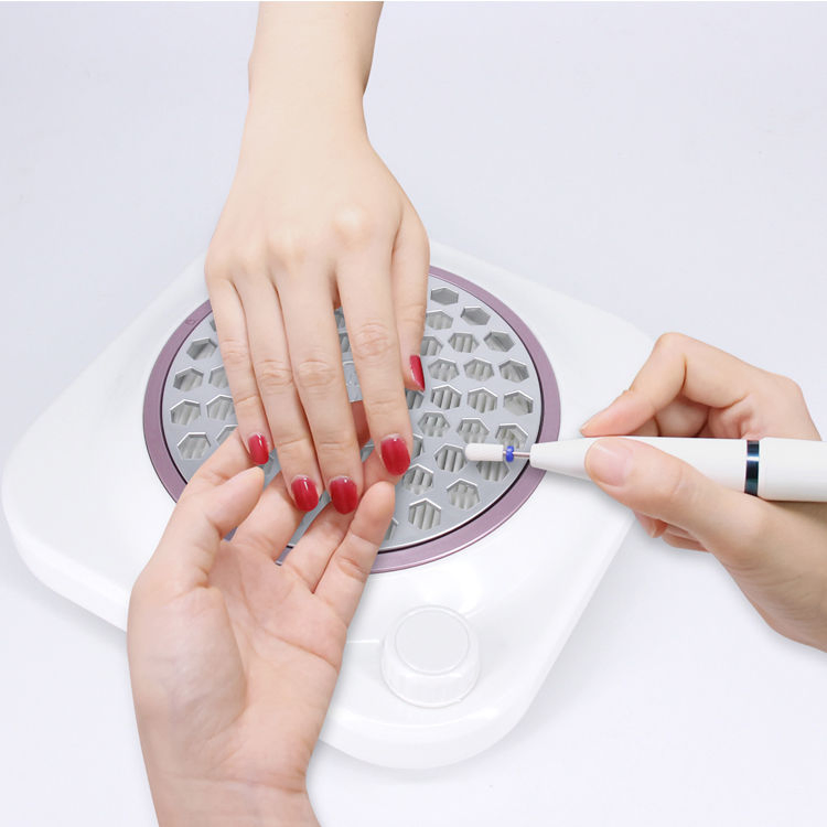 Electric Nail Dust Machine Filter Fan Manicure Vacuum Cleaner No Dust Bag Required