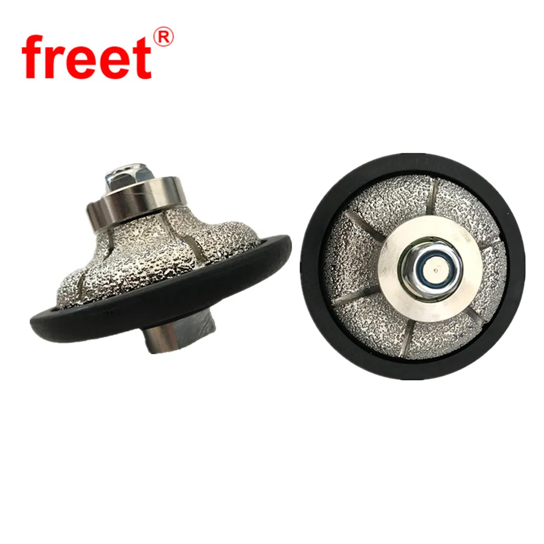 Hand Profile Shaping Wheel Diamond Vacuum Brazed F Shape Profiler for Stone