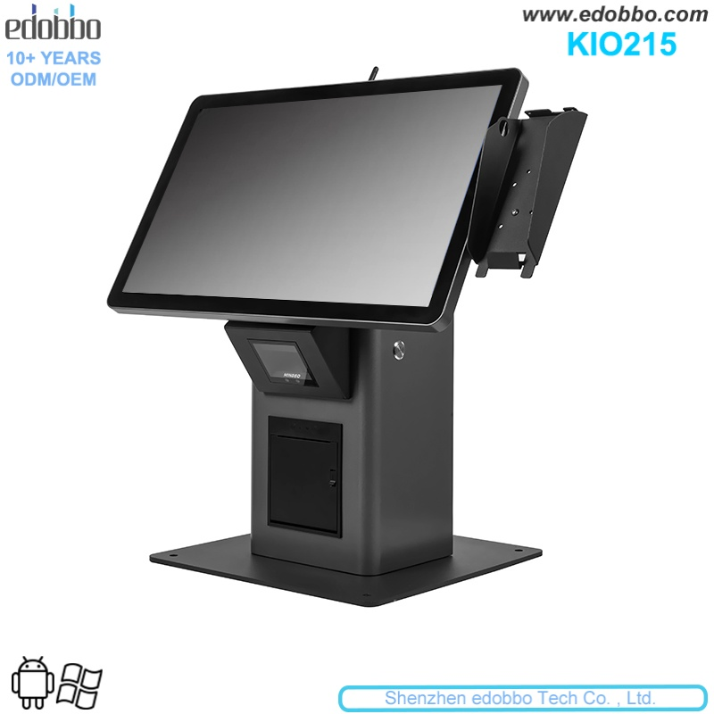 POS 21.5-Inch High-Definition Touch-Screen Payment Kiosk Self-Service Ordering Cash Register