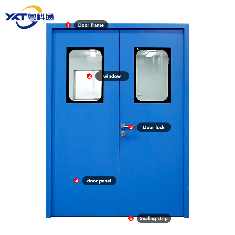 Steel Door Laboratory Clean Ward Pet Hospital Cleanroom Door