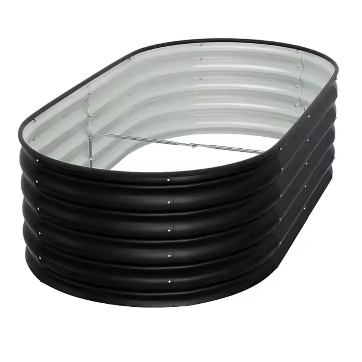 Metal Rasied Garden Bed Flower Planter