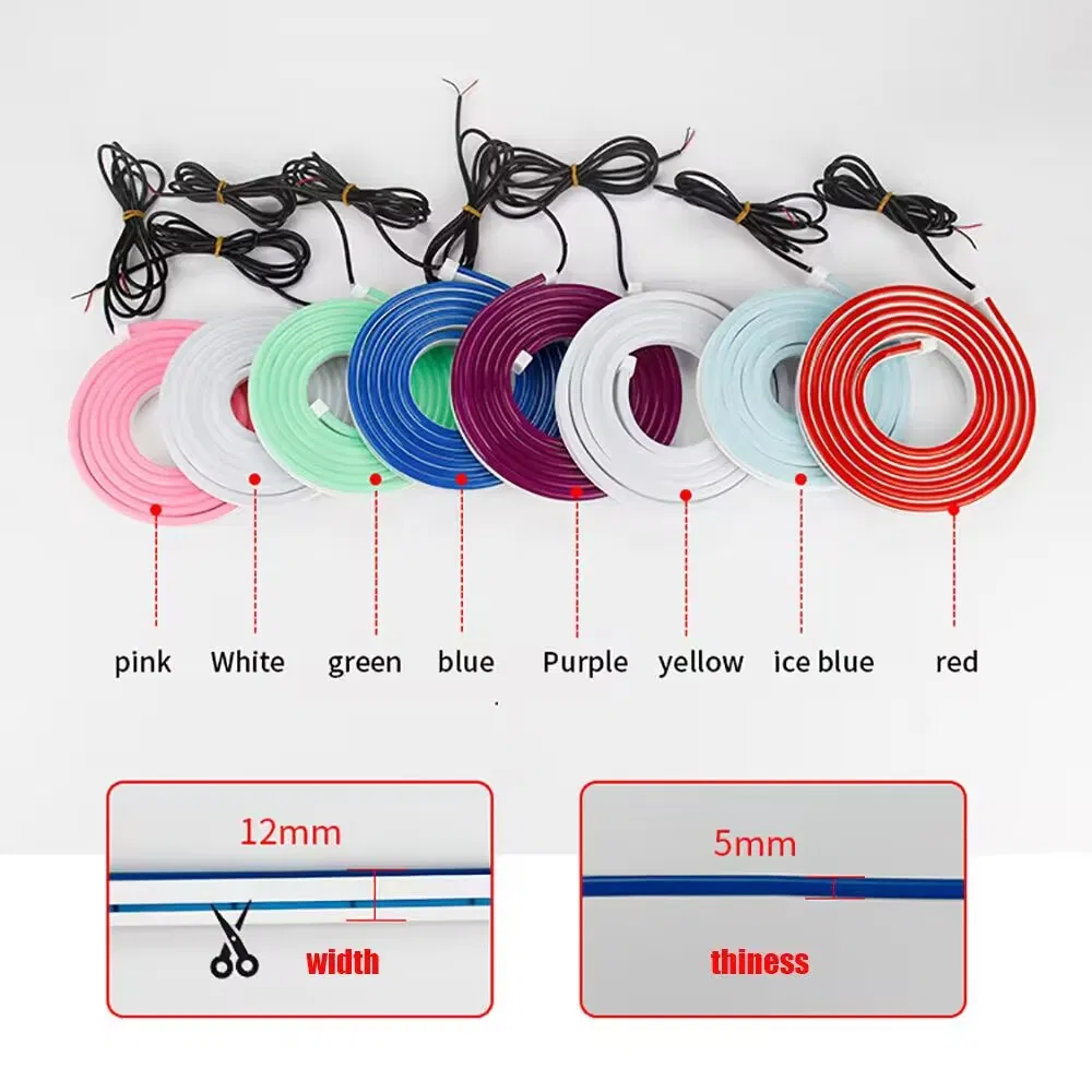 Светодиодная лента для капота автомобиля, гибкая, динамическая