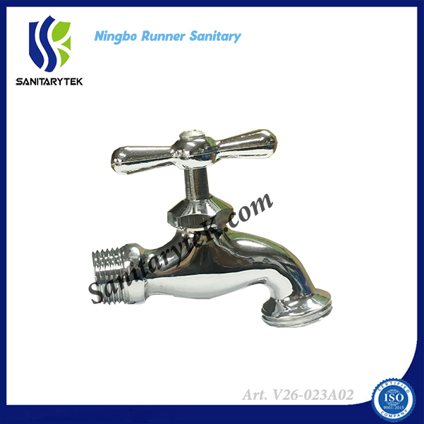 American Type Sand-Casting Brass Bibcock (V26-022)