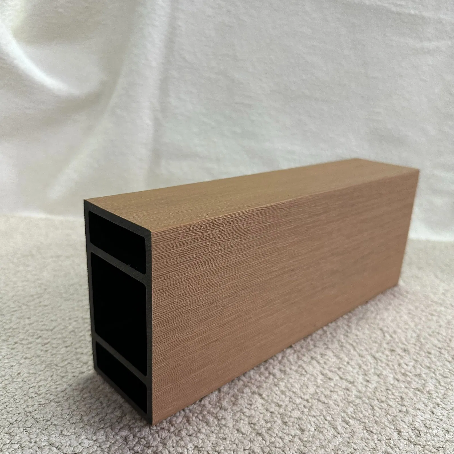 Architectural WPC Louver Blades 120X70mm High-Density Composite Weatherproof 25yr Fade-Resistant