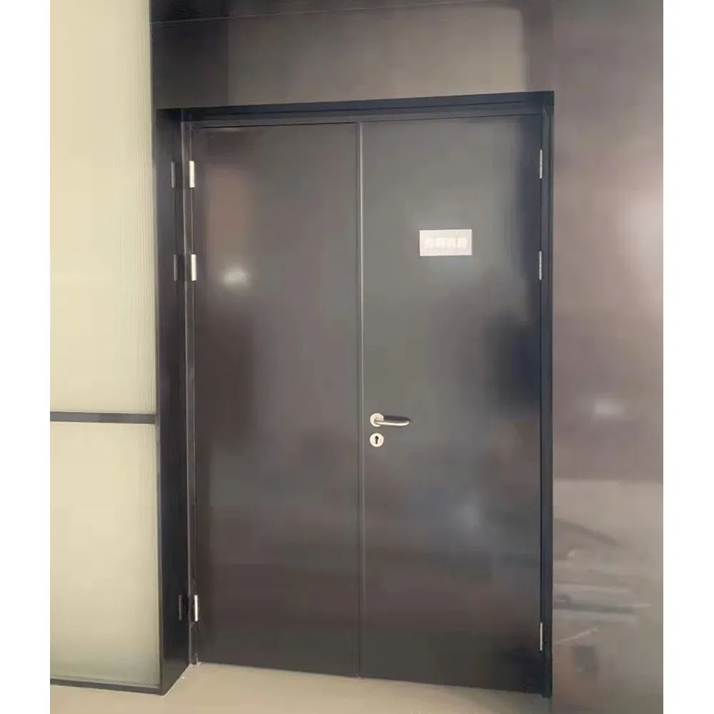 Industrial Exterior Commercial Interior Galvanized Steel Chinese Hotel Escape Exit Steel Fireproofing Fire Resistance Fire Security Doors with BS Certificate