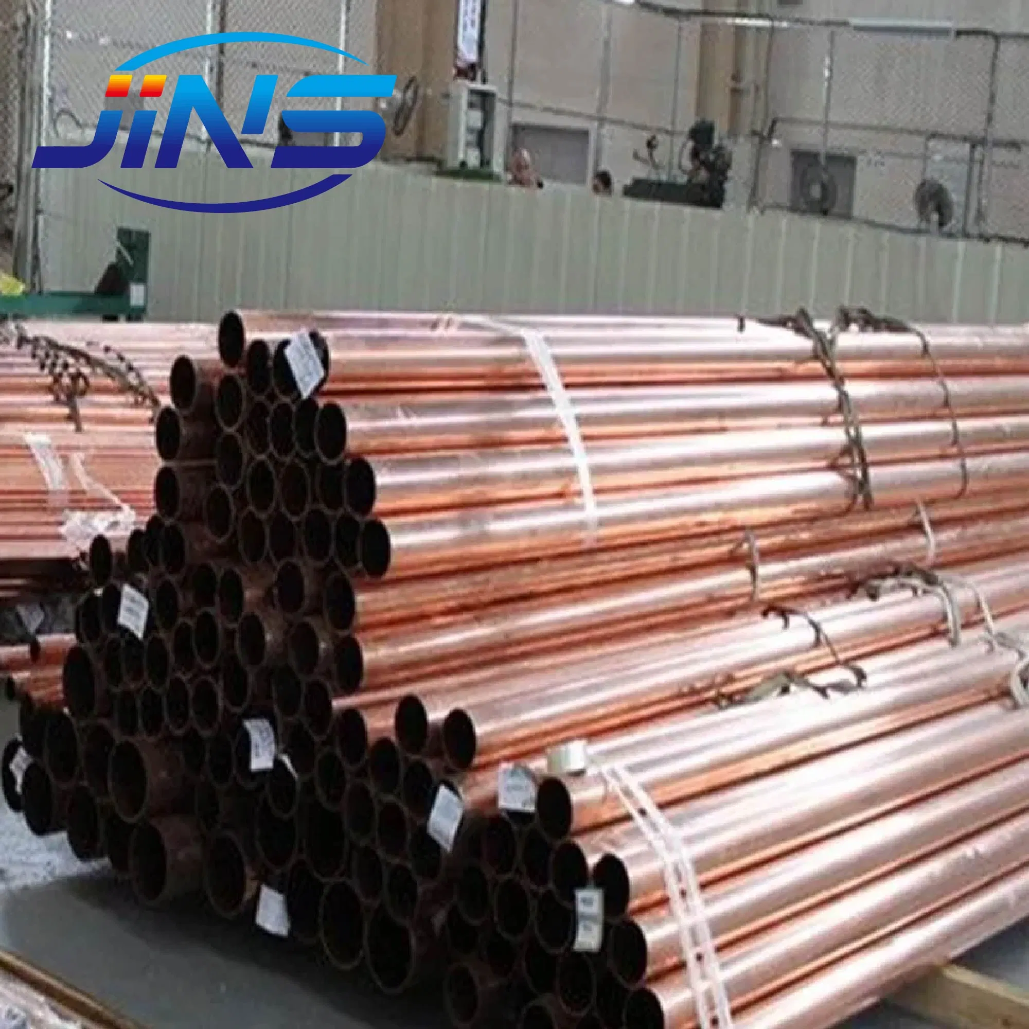 Copper Pipe Tube 99.9% Purity Refrigeration Air Conditioner Hard Temper