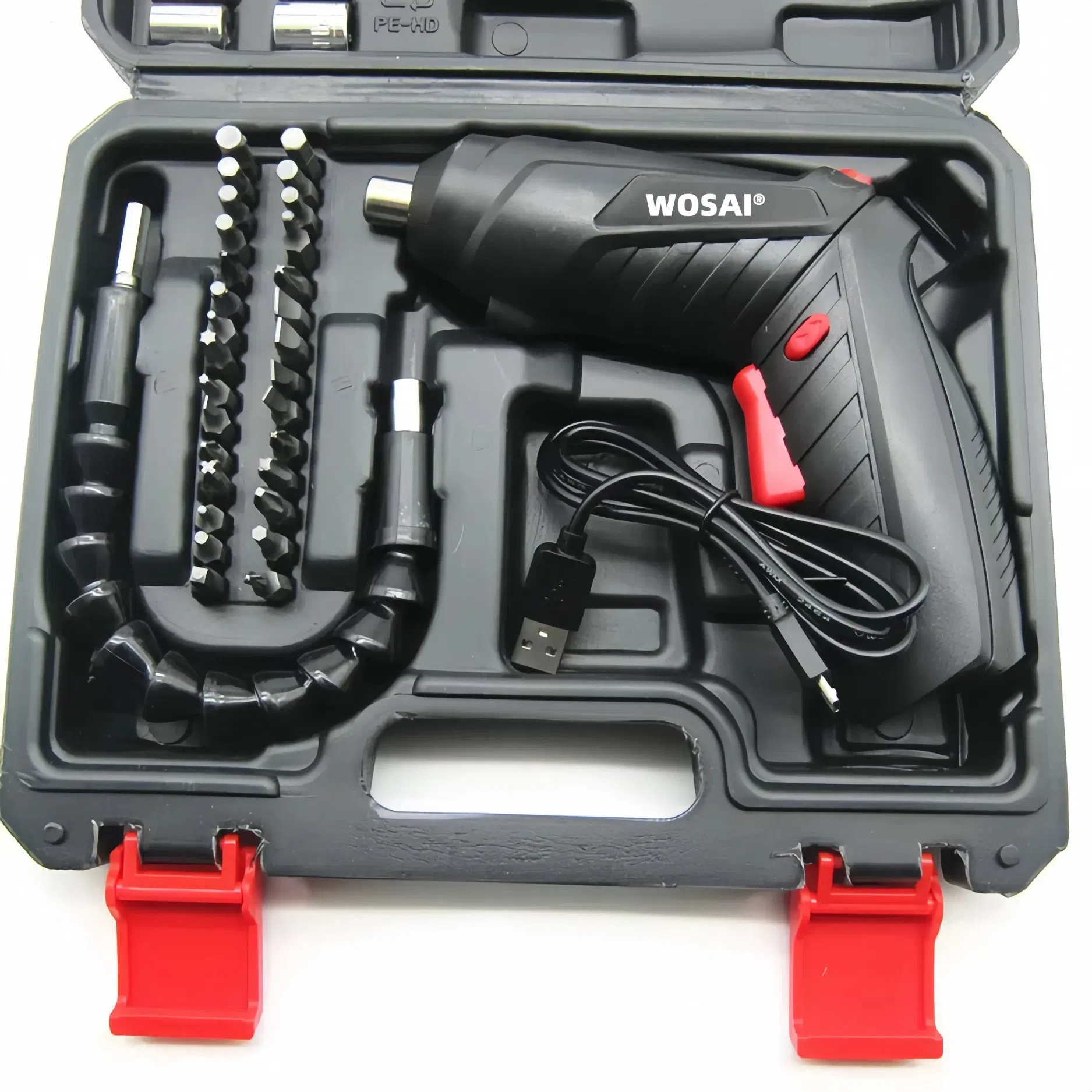 3.6V Cordless Electric Battery Adjustable Torque Screwdrivers Bit Precision Screwdriver Set