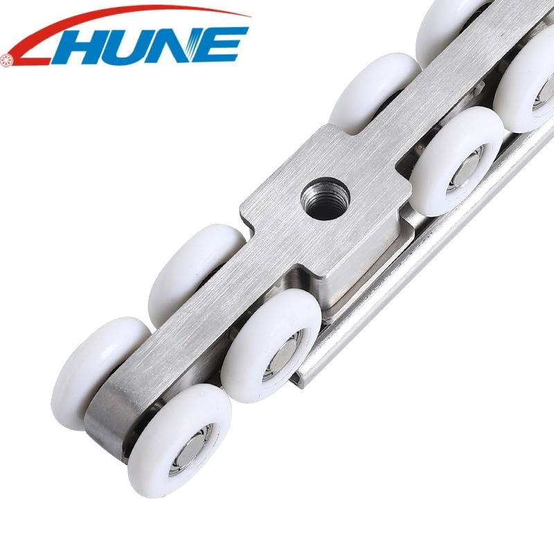 Heavy Duty U Groove Nylon Pulley Ball Bearing Wheels Stainless Steel Sliding Door Roller for Aluminum Window Patio Door