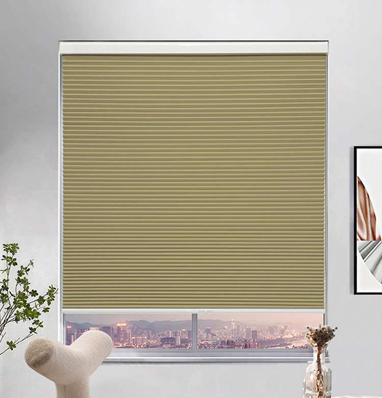 Manufacturer Cordless Cellular Fabric Honeycomb Blinds No Drill Motorized Honeycomb Blinds