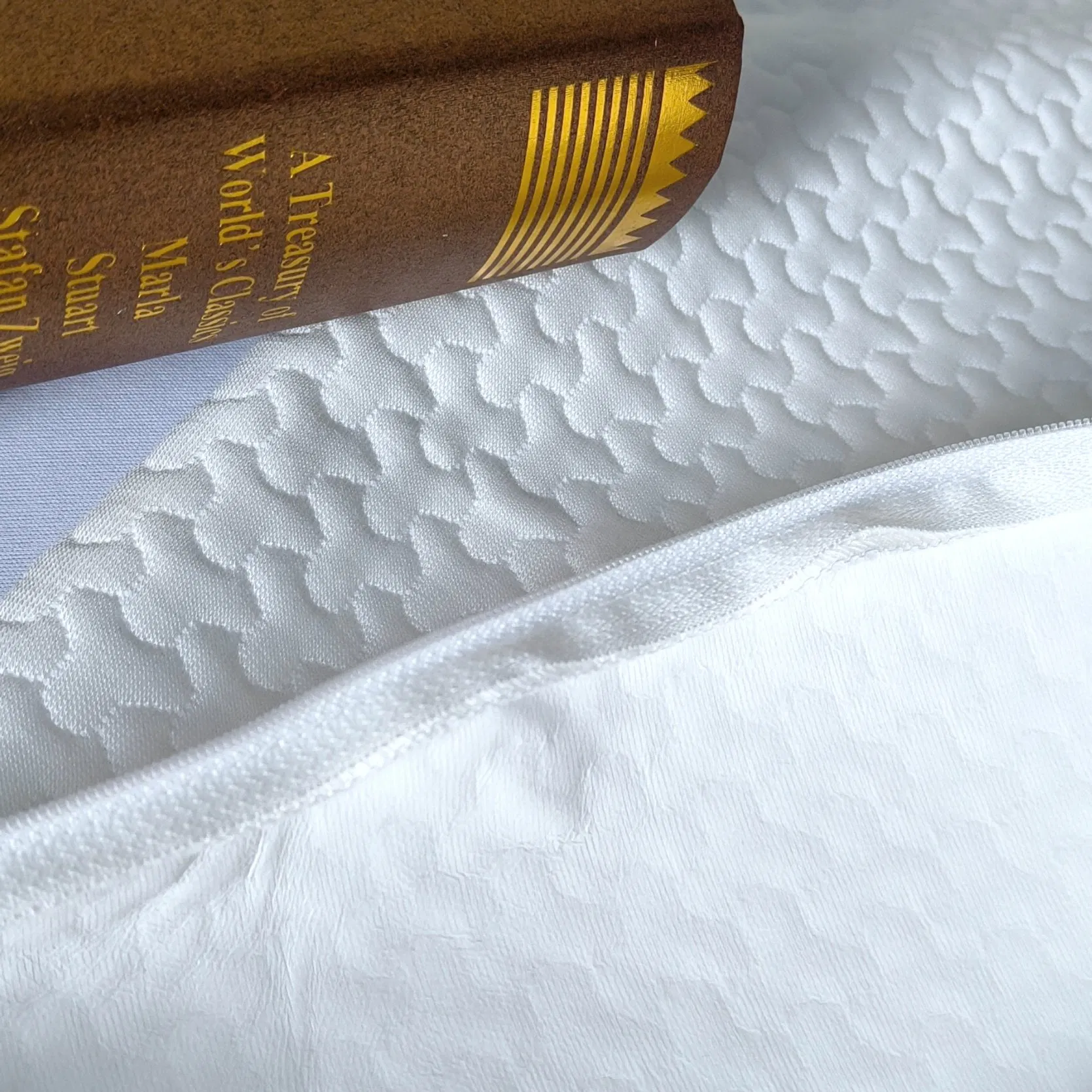 Eco-Friendly Premium Waterproof 3D Air Pillow Protector Cover with Zipper Smooth Summer