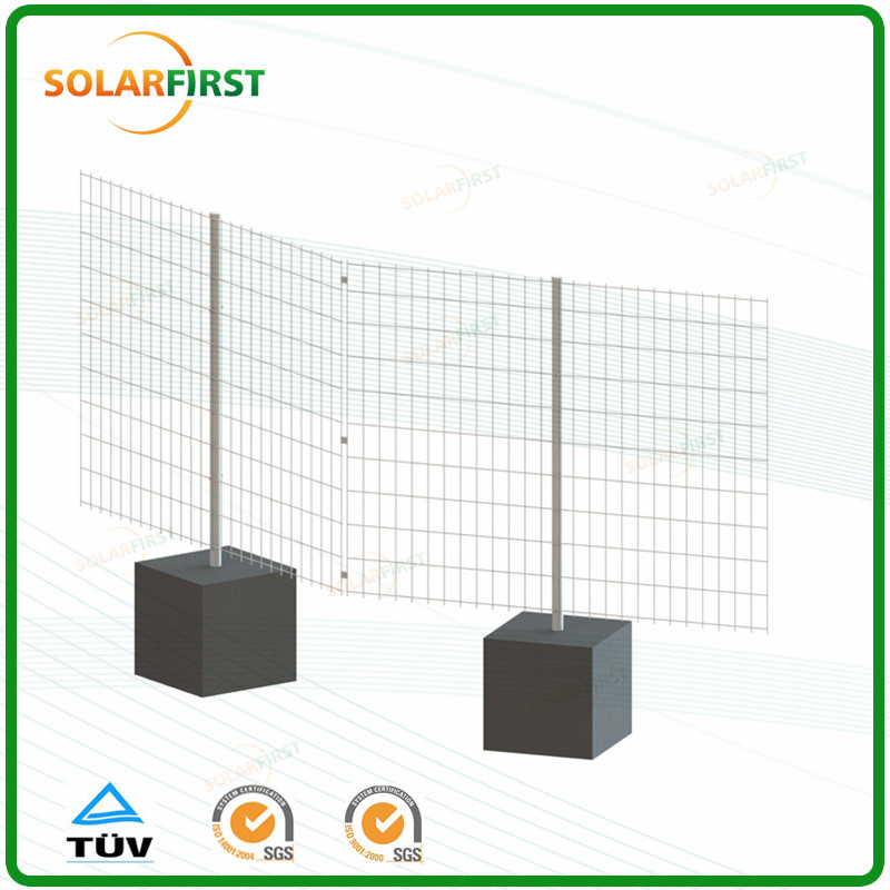 PVC Privacy Plastic Garden Fence Panels Green Color Temporary Fence