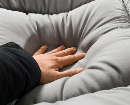 Queen Down Feather Polyester Fiber Mattress Topper High Quality Soild Color