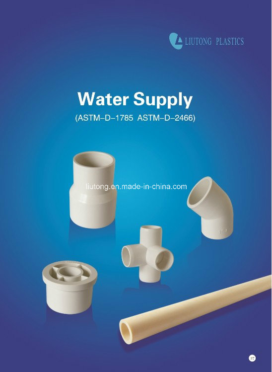 Plastic UPVC / PVC / PVC-U Cross Way Connector