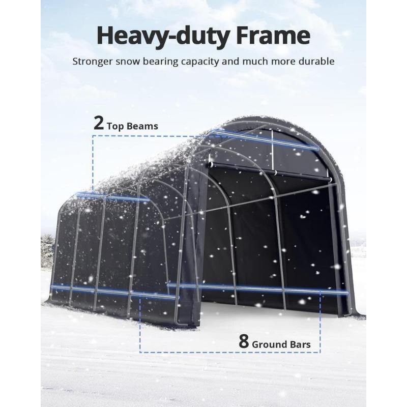 New-Style Multi-Function Removable Heavy Duty Weather-Resistant Car Shade Carport Canopy