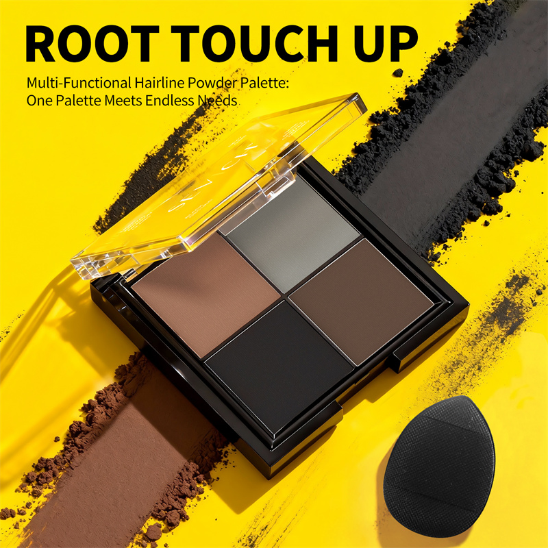 Custom Non-Greasy Hair Magics Concealer Hairline Shadow Powder Portable Volume Hair Powder Root Touch up for Hair Loss Women