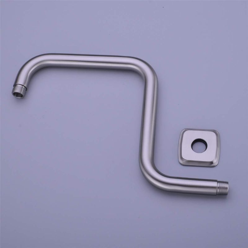 Shower Arm Extension Ss Material Chrome Finish for Bathroom