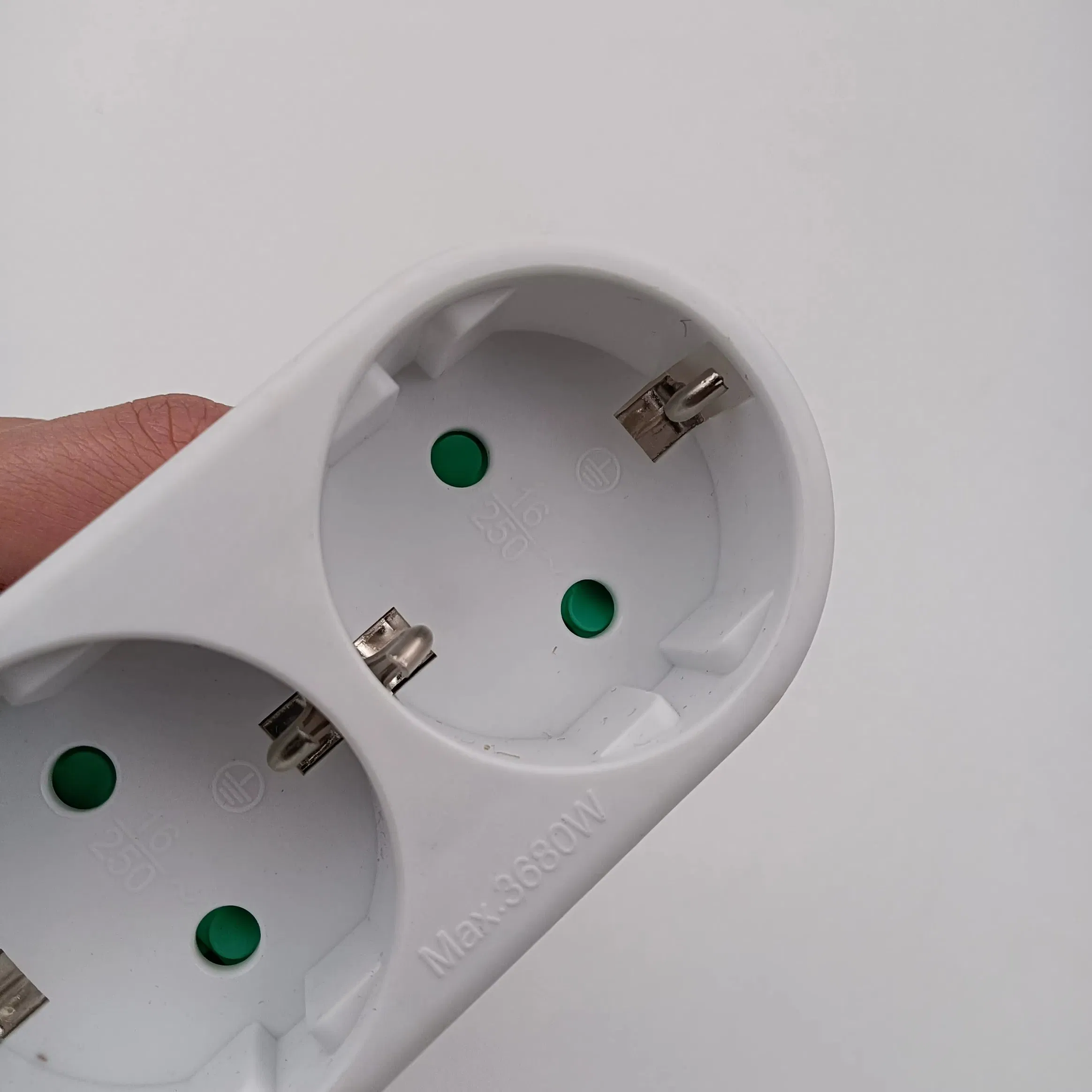 EU Standard 2 in 1 Energy Monitoring Smart Dual Socket