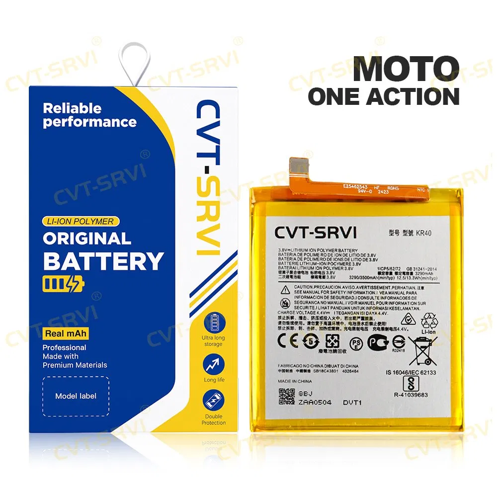 Оригинальный аккумулятор CVT для Motorola One Action/Fusion