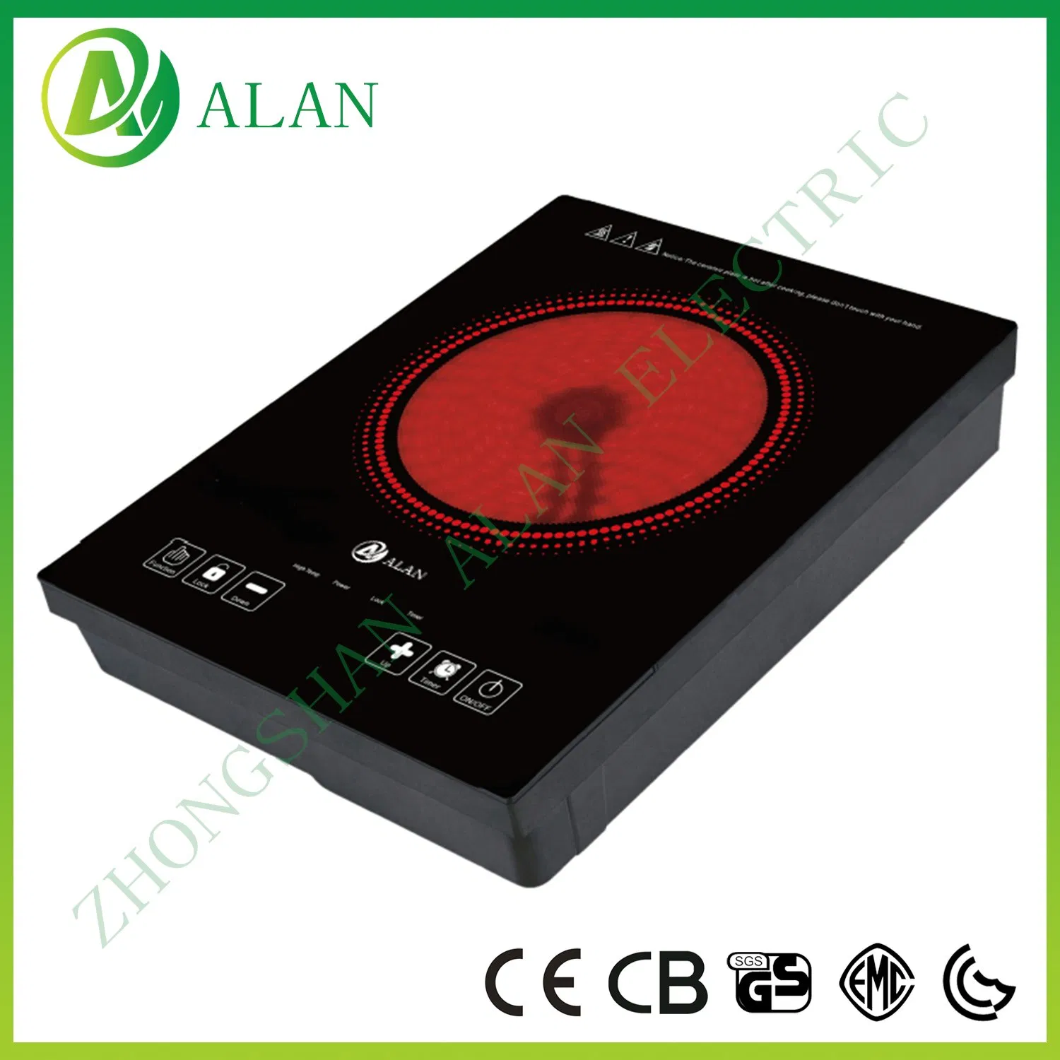CB Certificate Portable Small Size Mini Infrared Cooker 2000W for Hongkong/Singapore Market