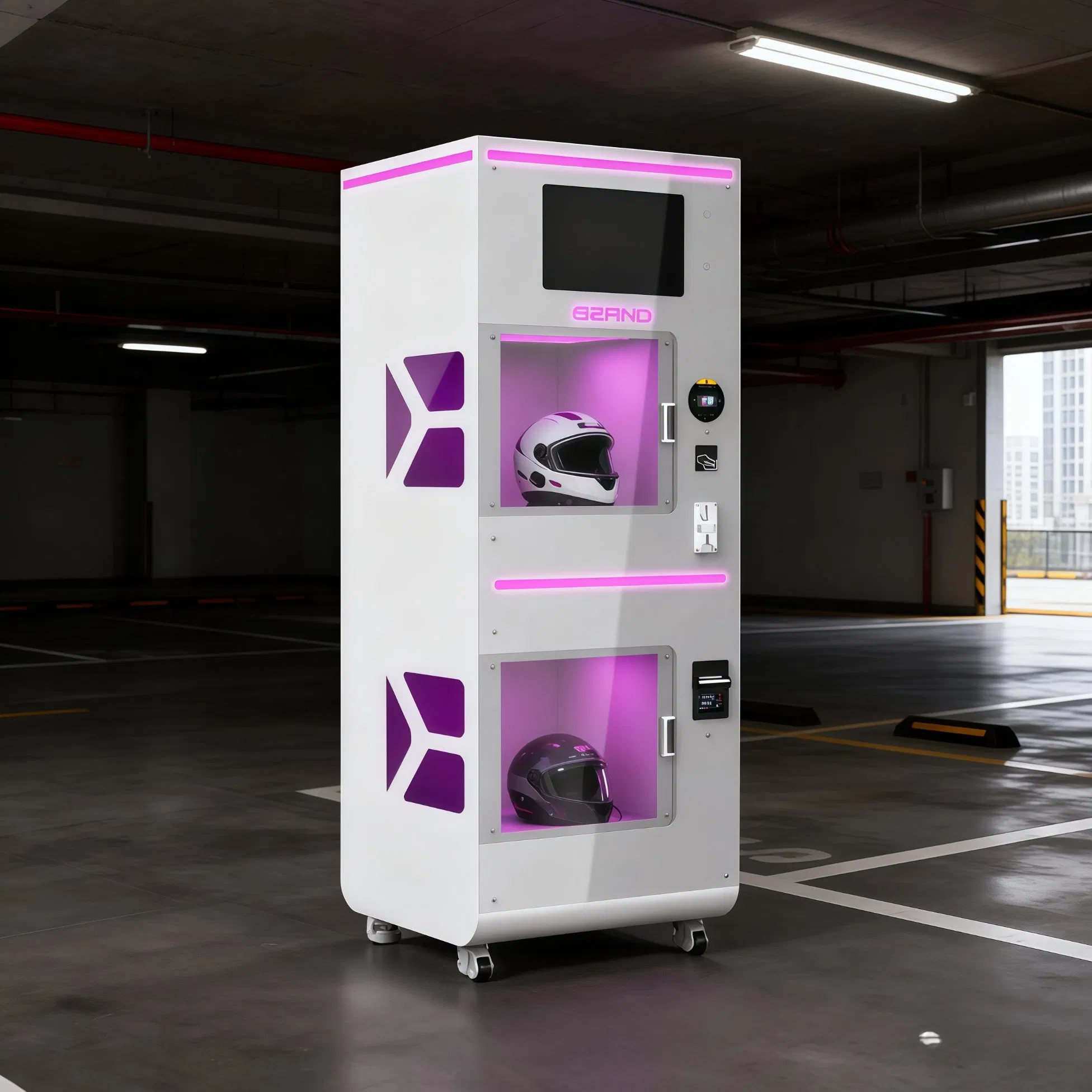 Touchless Helmet Cleaning & Disinfection Machine for Commercial Use Helmet Machine