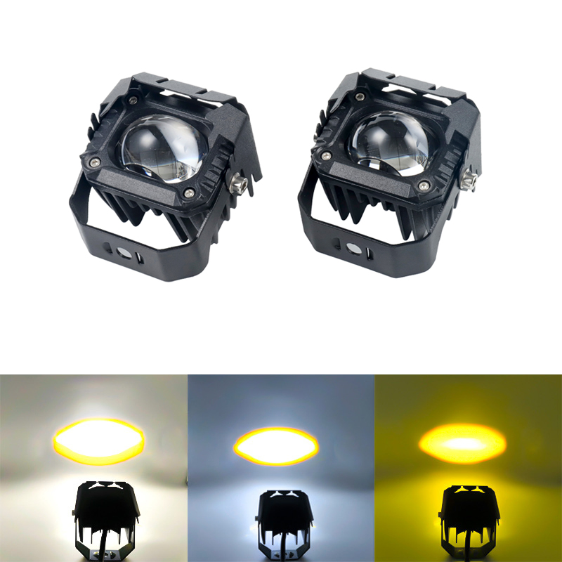 High Brightness Large Monocular LED Auxiliary Spotlights for Motorcycle