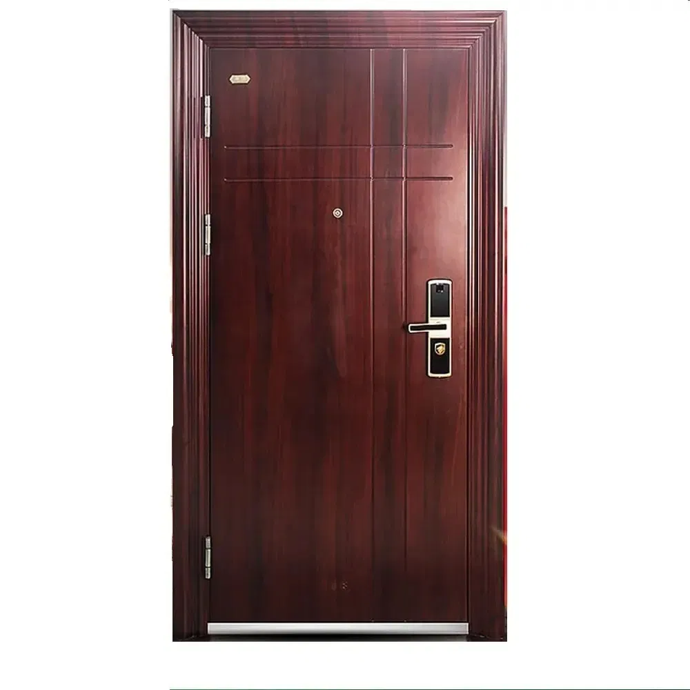 Factory Custom OEM Design Luxury Entry Doors Security Modern Main Front Metal Steel Doors for Houses