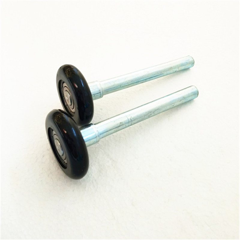 Garage Door Parts Black 6200zz Bearing 46*105mm Sturdy Nylon Roller