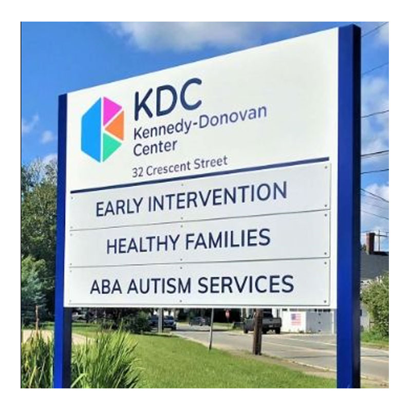 Building Wayfinding Sign Outdoor Road Signs Lights 3D Signs Sample Backlit Wayfinder Signage